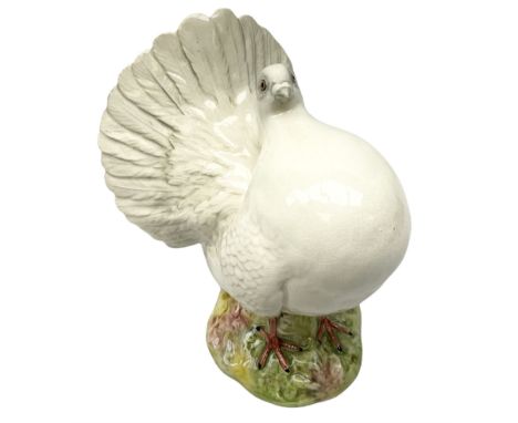 Beswick model of fan tail dove, no.1614, H15cm