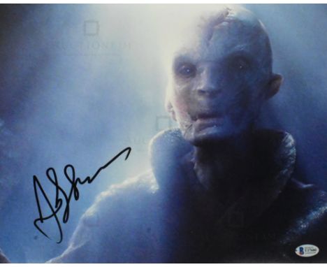 Star Wars - Andy Serkis (Supreme Leader Snoke) - autographed 11x14" colour promotional photograph from the franchise. Signed 
