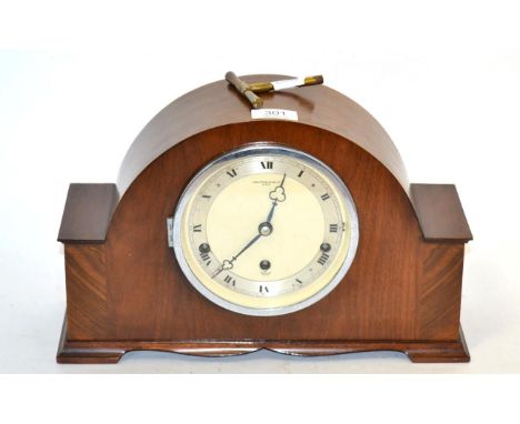 A 1920's/30's chiming mantel clock 