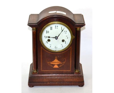An Edwardian mantel clock with German movement 
