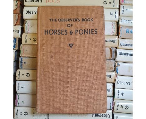 Summerhays (R S), The Observer's book of Horses and Ponies and various Observers books (box) 