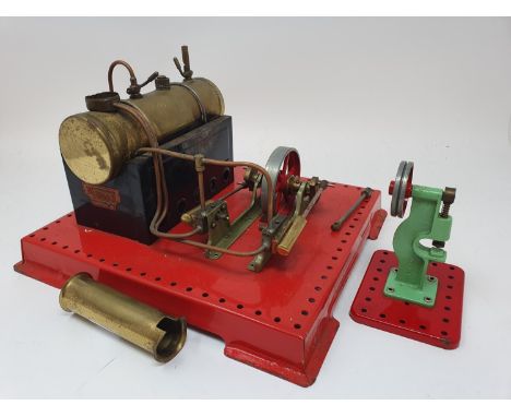 A Mamod twin cylinder superheated steam engine, S.E.3,. boxed 