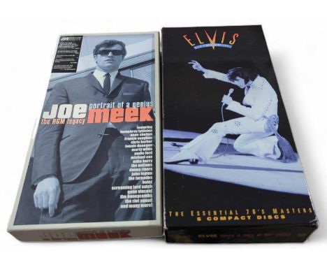 Elvis Presley - Walk a Mile in my Shoes, boxed set of 5 CD's together with Joe Meek Portrait of a Genius boxed set (2)