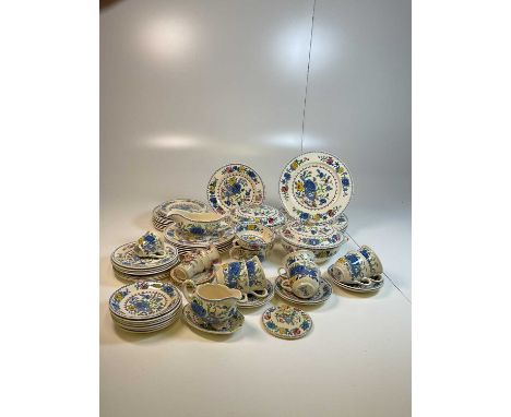 MASONS; a 'Regency' pattern part dinner service.