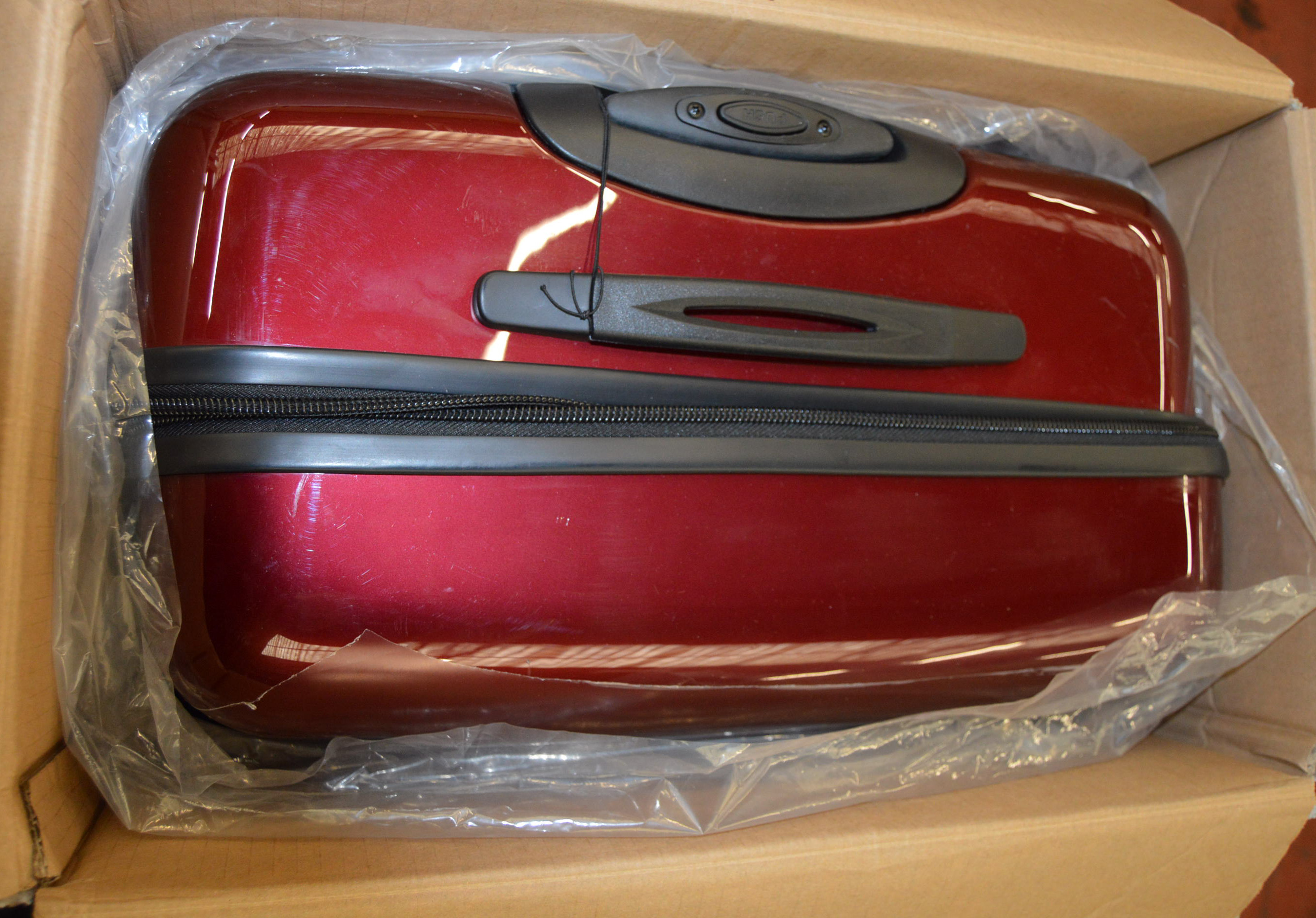 tripp suitcase red