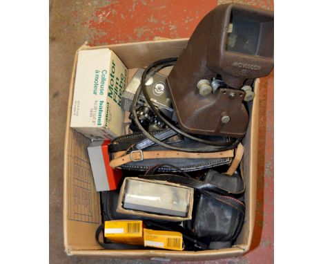 A large quantity of cine equipment including a Bolex camera, Canon auto zoom 1014 and Kodak super 8 film etc