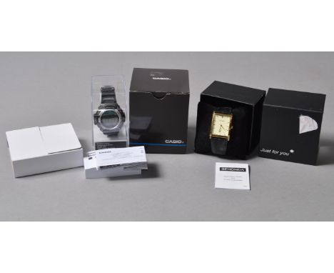 A boxed Casio watch together with a boxed Sekonda example