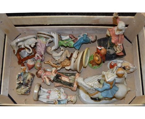 A good collection of various ceramic and porcelain figures including Capodimonte, Leonardo etc (34)