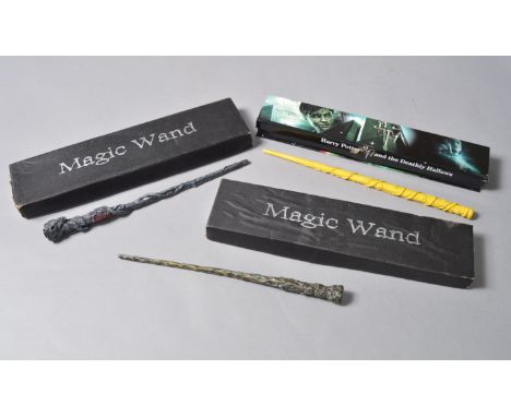 3 Harry Potter magic wands
