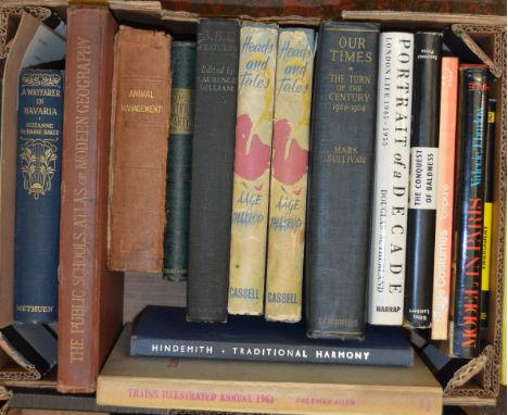 4 boxes of assorted vintage books 