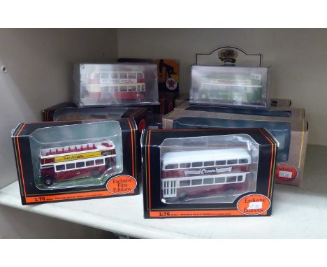 A collection of diecast model passenger coaches&nbsp; boxed: to include The Original Omnibus Company, Corgi and Exclusive Fir