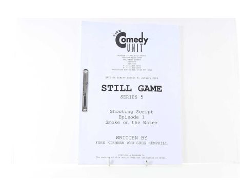 PAUL YOUNG COLLECTION, STILL GAME, COLLECTION OF SCRIPTS AND CALL SHEETS, 2000's  written by Ford Kiernan and Greig Hemphill,
