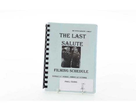 THE PAUL YOUNG COLLECTION, THE LAST SALUTE, COLLECTION OF SCRIPTS, 1998/9  comprising fifteen scripts accross seasons one and