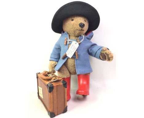 R. JOHN WRIGHT PADDINGTON BEAR FIGURE, with original box and certificates39cm highThe edition number for this bear is No. 069
