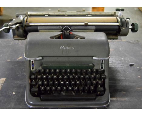 An Olympia typewriter, made in Germany