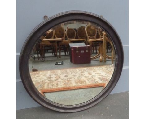 A round wall hanging mirror 45cmD