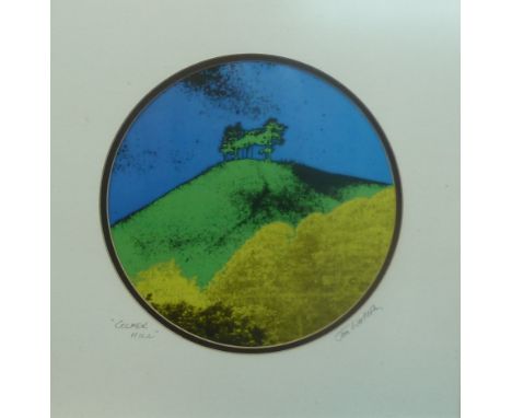 Jon Watson, Colmer Hill, digital print, framed and glazed, 21cmD