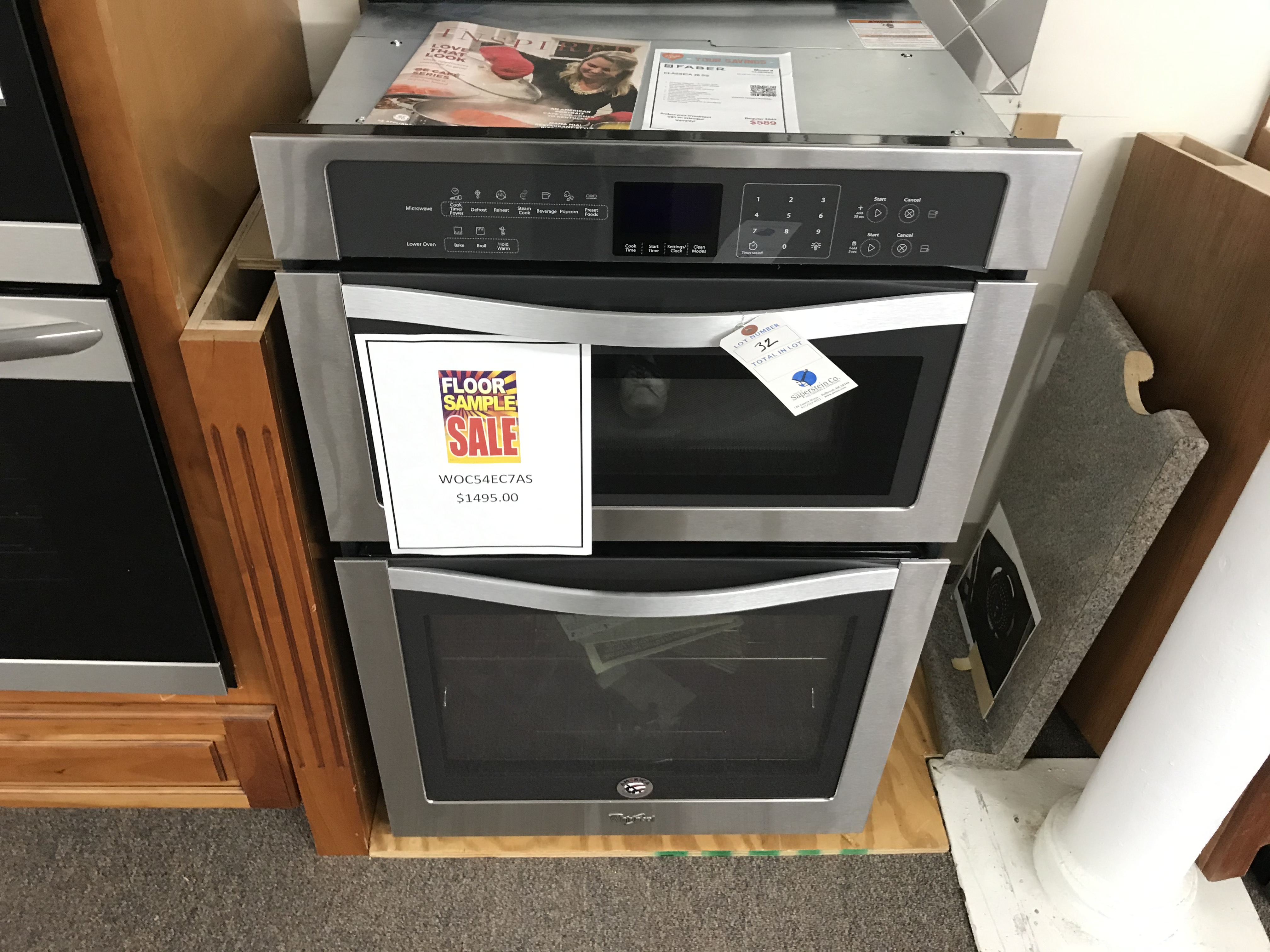 Whirlpool Combination Microwave/Single Convection Oven (Retail Price 2,199)