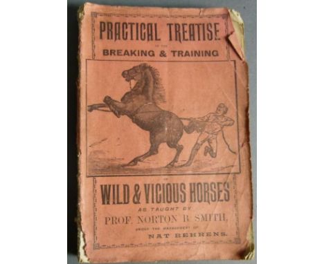 Equine Interest: a quantity of books relating to horses including eight volumes (of set of 9) green cloth bound 'The Horse' b