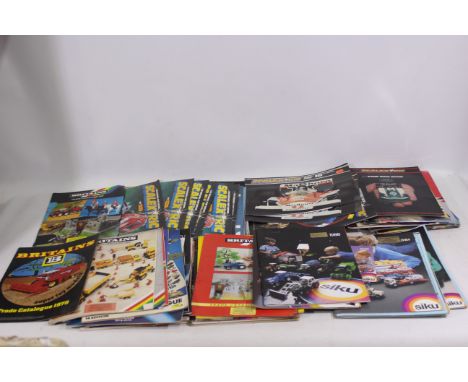 Airfix, Polistil, Scalextric, Meccano, Britains, Matchbox, Other - A large collection of toy model catalogues - Lot includes 