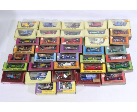 Matchbox - Models Of Yesteryear - 37 x boxed die-cast Matchbox Models of Yesteryear vehicles - Lot includes a #Y-1 1936 Jagua