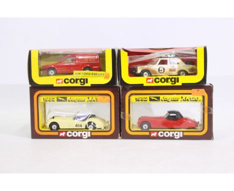 Corgi - 4 x boxed Corgi die-cast vehicles - Lot includes a 2 x #803 and #804 'Cars Of The 50's' 1952 and 1953 Jaguar XK120. A