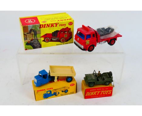 Dinky Toys - A trio of boxed Dinky Toys, which includes #425 Bedford TK Coal Lorry (comes with coal bags missing scales); #41