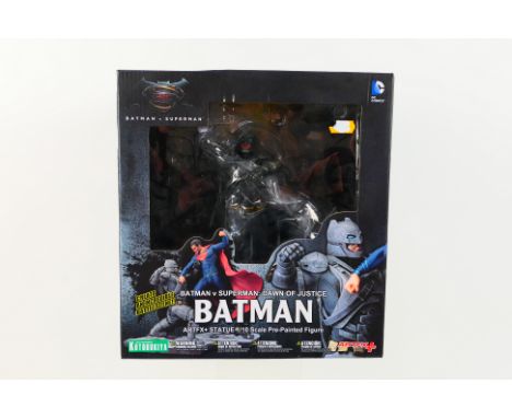 Kotobukiya - A boxed Batman ARTFX+ statue in 1/10 scale from the Batman v Superman: Dawn Of Justice series. # SV111/6800. The