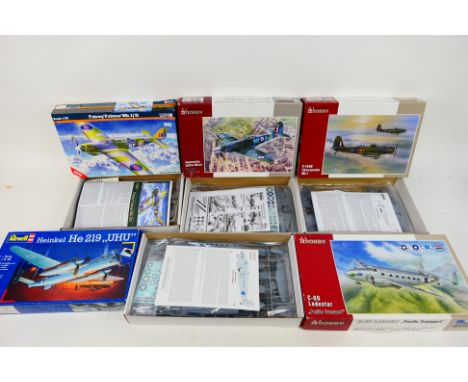 Special Hobby - Revell - Mister Hobby Kits - Five boxed 1:72 scale plastic military aircraft model kits. Lot includes Special