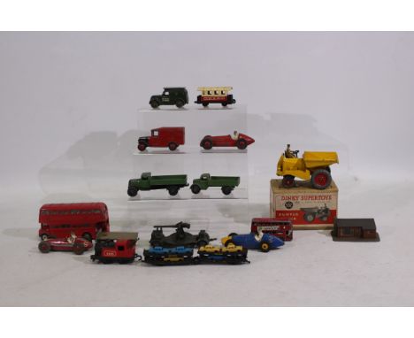 Dinky, Matchbox, Other - A group of 13 x predominantly playworn die-cast and plastic model vehicles, and similar - Lot includ