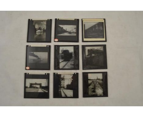 Over one hundred and fifty magic lantern slides - maritime, Hampshire area, etc