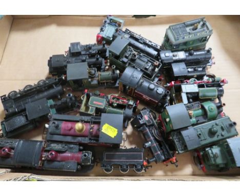 A TRAY CONTAINING NINETEEN 00 GAUGE SHUNTER TANK LOCOMOTIVES, by Mainline, Bachmann, etc. 