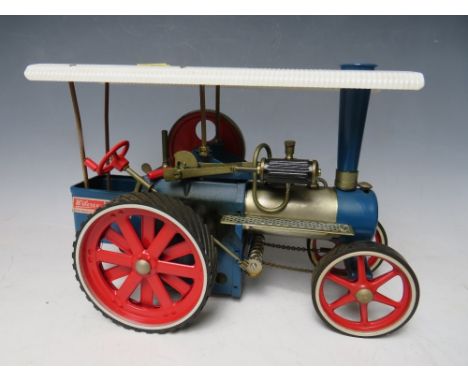 AN UNBOXED WILESCO TRACTION ENGINE D405 