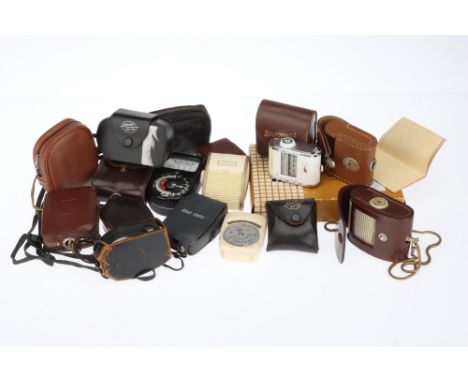 A Mixed Selection of Early Light Meters, from a range of manufacturers including Agfa, Gossen, Weston, &amp; others,