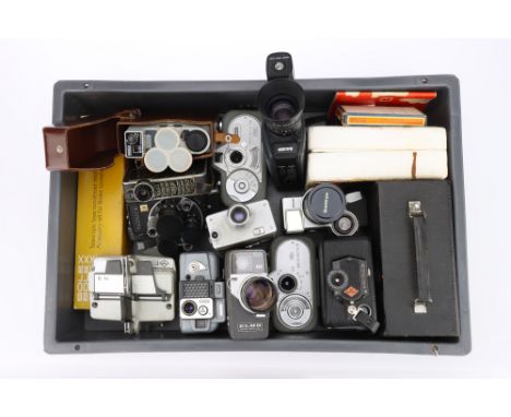 A Selection of Mixed Motion Picture Cameras, to include a Bauer C14 XL, a Cine-Kodak Eight Model 66, an Agfa Movex 16-12, a S