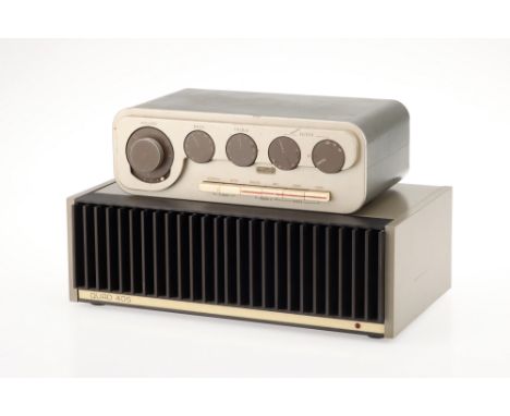 A Quad 405 Power Amplifier, together with a Quad 22 control unit (untested)