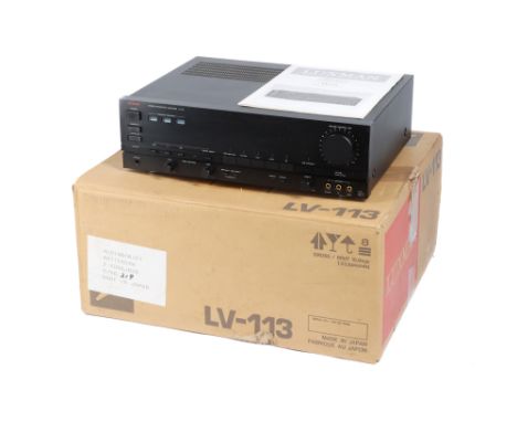 A Luxman LV-113 Stereo Ingegrated Stereo Amplifier, untested, in maker's box