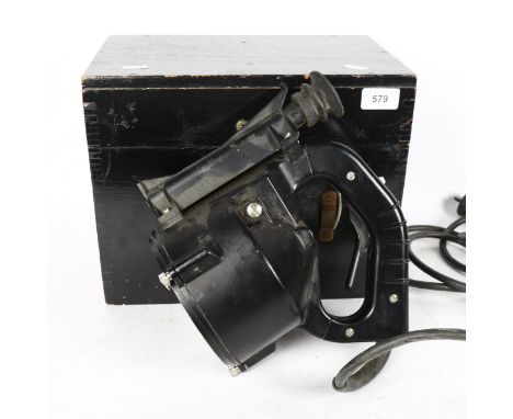 An Admiralty pattern 16409 5" hand signal lantern, serial no. 2658A 1963, by Aldis Brothers Ltd, boxed 