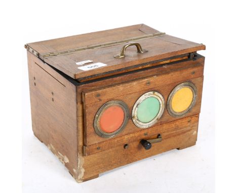 A train light box, width 23cm 