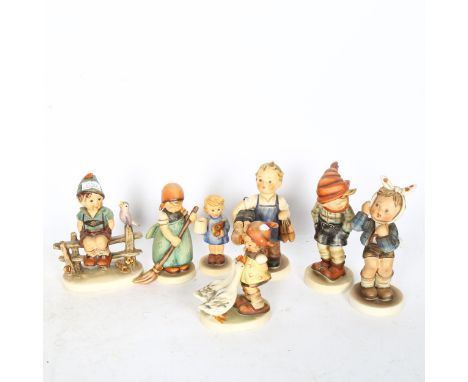 7 various Goebel Hummel figures, tallest 14cm 