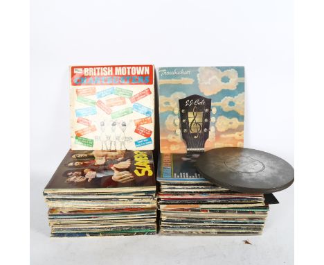 Various Vintage vinyl LPs and records, including Pink Floyd, Bob Dylan, The Who, Queen, Booker T & The MGs, and Robert Plant 