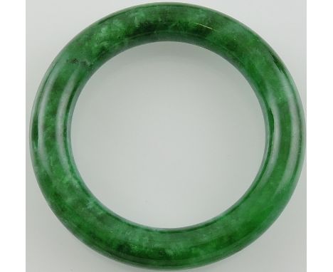 A jade bangle.