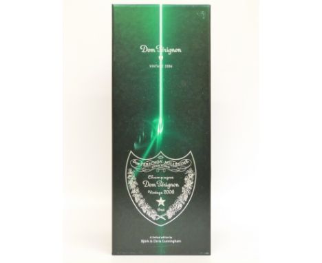 Dom Perignon 2006 vintage champagne, 750ml, 12.5% vol, in limited edition case by Bjork and Chris Cunningham, sealed in box 