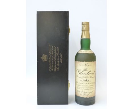 Glenlivet 25 year old Special Jubilee Reserve Scotch Whisky, No 443, in presentation box, 750cl 75% proof