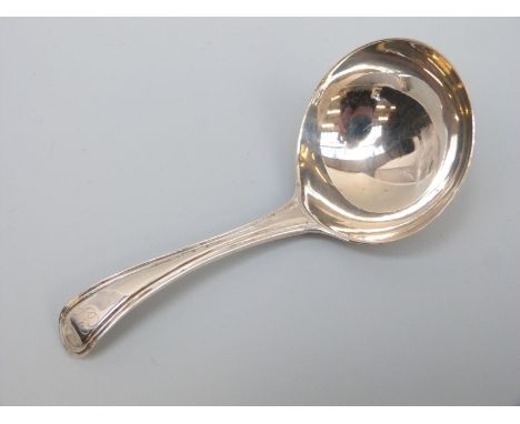 A George III hallmarked silver tea caddy spoon, London 1794 maker Richard Crossley, length 8.5cm 