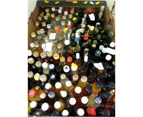 Approximately 130 alcohol miniatures mainly port, sherry, rum, tequila, vodka etc