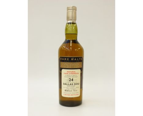 Dallas Dhu 24 year old (distilled 1970), single malt cask strength scotch whisky 70cl 60.6% vol