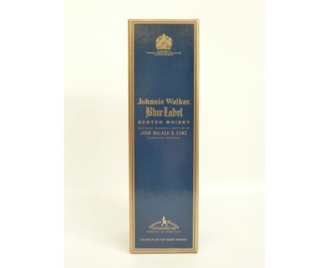 Johnnie Walker Blue Label Scotch whisky, 75cl, 43% vol, sealed in original box with protective sleeve.  