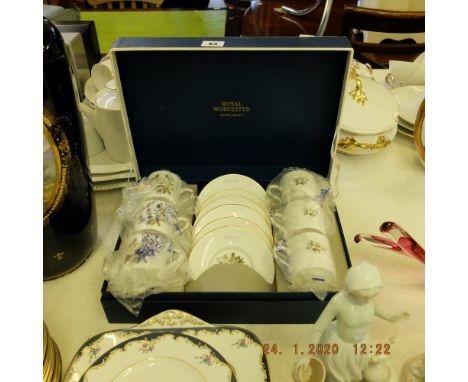 A boxed Royal Worcester coffee set