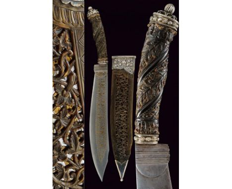 dating: 19th Century provenance: The Philippines, Wide, curved, single-edged blade, slightly concave back and hollowed tip, r